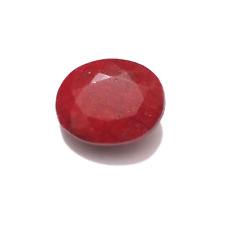 Wonderful Rare Red Ruby Faceted Oval Shape 14 Crt Red Ruby Loose Gemstone picture
