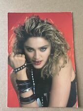 Vtg Postcard Madonna Continental  England Unposted 1986 picture