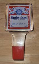 Acrylic Budweiser Beer Tap Handle  Marker Tapper Keg Pull  Bar picture