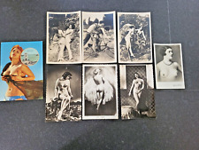 Antique Lot 8 CPA CPSM NUDE PHOTO Nude Women Erotic picture