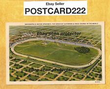 IN Indianapolis 1931-56 vin speedway postcard automobile race course indiana picture