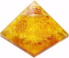 Citrine Crystal Chakra Stone Energy Generator Crystal Orgonite Pyramids Crystals picture