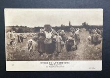 Postcard Calling in the Gleaners by Jules Breton Scene of Pleasant Life Art R42 picture