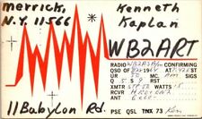QSL Amateur Radio WB2ART Merrick New York Postcard  picture