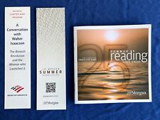Limited Edition BofA & JP Morgan Bookmarks & 2024JPM Summer Reading List Booklet picture
