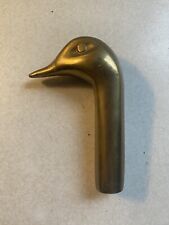 Heavy Solid Brass Duck Head with Screw Attachment On Back Of Head picture
