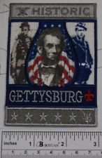Gettysburg PA Trail Patch Boy Scouts BSA Uniform Shirt Lincoln MR344 picture