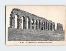 Postcard Claudio Aqueduct Via Appia Nuova Rome Italy picture