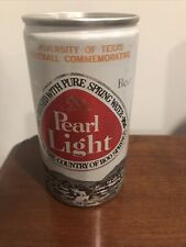 Pearl Light 1975 Texas Football Schedule. Aluminum. 12 Oz. picture