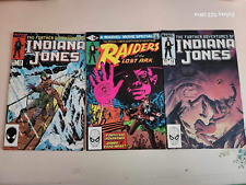 Lot of 3 Raiders of the Lost Ark # 1 Indiana Jones # 14, 18 - Marvel Comics VFNM picture