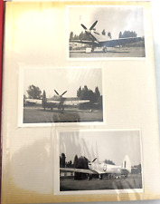VARIOUS ANTIQUE/VINTAGE AEROPLANES/TRAINS ETC  PHOTOGRAPHS/TICKETS IN FOLDER picture