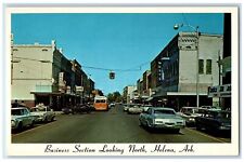 c1950's Greetings From Helena Business Section From North Arkansas AR Postcard picture
