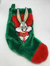 Rare Vintage 1998 Looney Tunes Bugs Bunny Christmas Stocking picture