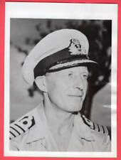1945 RN Captain Harry Hopkins Liaison Officer Admiral Nimitz Original News Photo picture