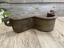 Antique Tractor Tool Box Cast Iron #989 Heavy Casted Oil Can Holder 3 lbs, 13 oz picture