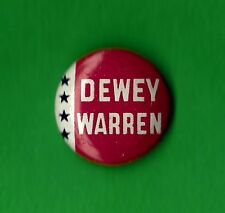 1948 Thomas Dewey & Earl Warren 7/8