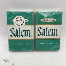 Salem Cigarette Playing Cards Unopened 2 Pack Sealed Advertising Vintage picture