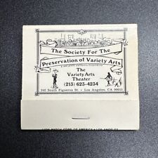 Vintage Matchbook Matches Society for the Preservation of Variety Arts - Theater picture