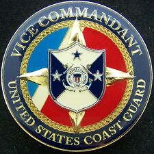 US Coast Guard USCG Vice Commandant Vice Admiral John Currier Challenge Coin picture