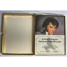 Official Elvis Presley Concert Photo Album Box Car Enterprises 1977 Certificate  picture
