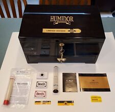 Locking Humidor Supreme Limited Edition 2000 Dark Red Mahogany Finish ++ Extra's picture