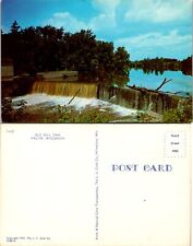 Racine Wisconsin OLD MILL DAM Postcard i438 picture