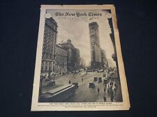 1919 FEBRUARY 9 NEW YORK TIMES MAGAZINE SECTION - TIMES SQUARE - NP 5830 picture