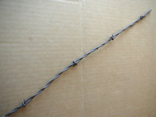 BROTHERTON'S TWO POINT COILED BARB on GROOVED LINES - ANTIQUE BARBED WIRE picture