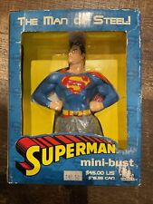 Superman Mini-Bust DC Direct The Man Of Steel Tim Bruckner Sculptor 2003 picture