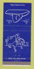 Matchbook Cover - Fred Harvey Cowboy Scene 30 Strike picture