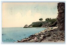 1910 Castle Rock Santa Barbara California CA Handcolored Posted Antique Postcard picture