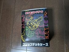 Pokemon Card Neoncolor Flip Deck Case Official Supply Neon Color Pikachu Chariza picture