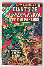 Giant Size Super-Villain Team-Up 2 (Marvel Comics 1975) FN+ Dr. Doom Sub-Mariner picture