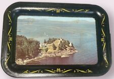 Owl's Head Light Lighthouse Mini Tray Collectible Souvenir Rockland ME Maine VTG picture