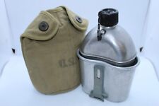 Original WWII U.S. Army 1943 Khaki Cover & 1943 Vollrath Dated Cup with Canteen picture