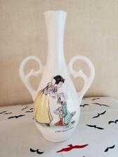 Disney Snow White Vase Vintage From Japan Used in Japan picture