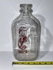 COMMUNITY DAIRY Palmyra Hannibal Missouri Glass Milk Bottle Half Gallon Milk picture