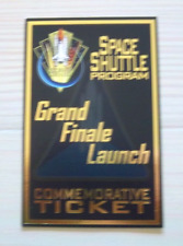 NASA Space Shuttle Grand Finale Launch Commemorative Ticket STS-135 - 2011 picture