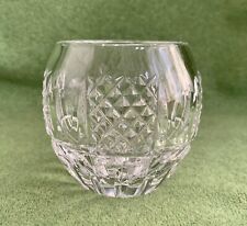 Vintage Hand Cut Lead Crystal Small Rose Bowl, Unsigned Waterford or Wedgwood. picture