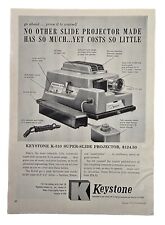 Vintage Print Ad Keystone Super Slide Projector March 1958 Photography Magazine picture