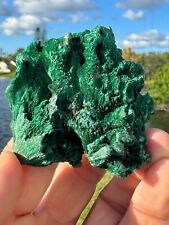 143G Natural Raw Malachite cluster rough mineral picture
