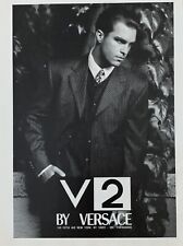 1993 V2 by VERSACE Men's Fashion Vintage PRINT AD picture