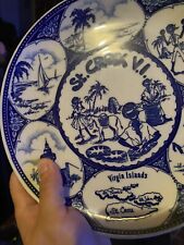 Vintage US Virgin Islands Souvenir Plate picture