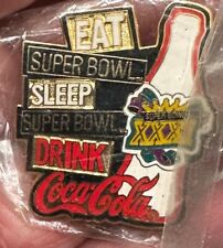 1996 Super Bowl Coca-Cola Pin picture