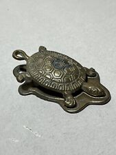 Vintage Solid Brass Turtle Tortoise Clip Paperclip Clips  picture