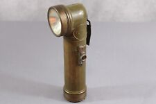 US WWII TL122A TL-122-A Flashlight Torch Brass Body Eveready Flash Light picture