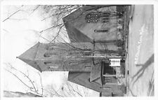 J24/ Caro Michigan RPPC Postcard c1940s M.e. Church Building  289 picture