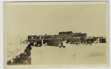 RP New Mexico Taos Indian Pueblo Winter Snow 1920s Postcard picture