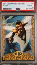2014 Upper Deck Marvel Premier /199  Wasp #9 PSA 10 GEM MINT🔥 BEAUTIFUL 🔥 picture