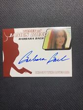 2003 Rittenhouse Women of James Bond Auto #WA3 Barbara Bach The Spy Who Loved Me picture